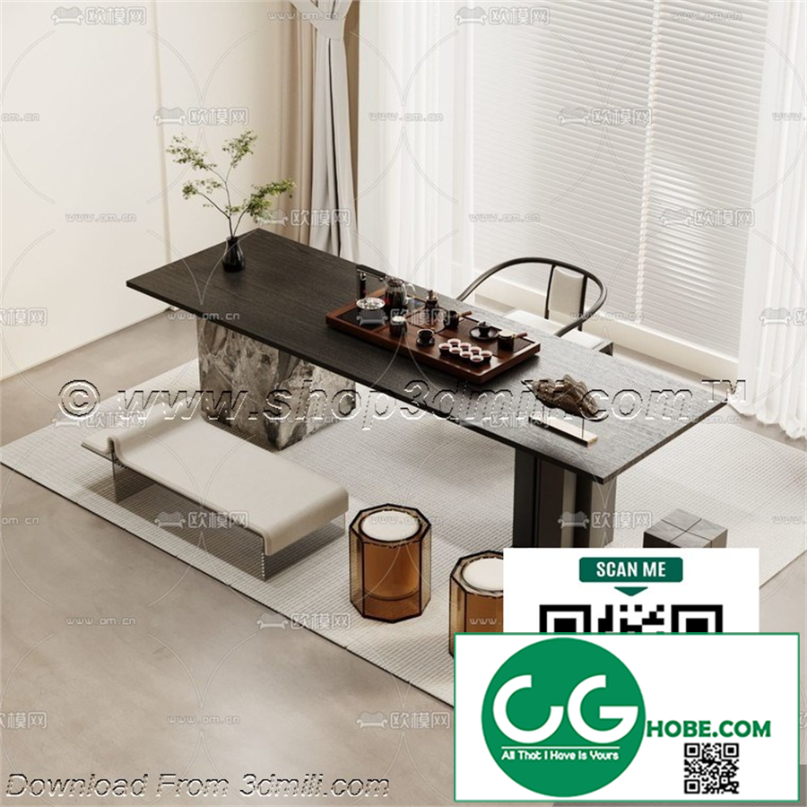 Tea Room 37 3D Model